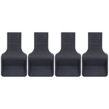 4Pcs Casters Stoppers V Shape Anti Sliding Furniture Wheel Cups for Sofas Beds Chairs Cabinets Black