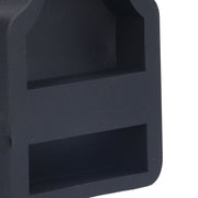 4Pcs Casters Stoppers V Shape Anti Sliding Furniture Wheel Cups for Sofas Beds Chairs Cabinets Black