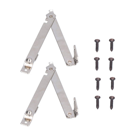 2 Set Folding Support Hinges Lid Lift Up Stay Hinge for Wooden Boxes Cabinet Cupboard Furniture Hardware In Australia - Darrahopens