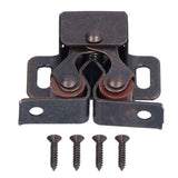 30 Set Stainless Steel Double Roller Catch Cabinet Latches Self Elastic Magnetic Damping Buffer In Australia - Darrahopens