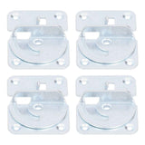 4PCS Bed Rail Bracket Heavy Duty Stainless Steel Bed Rail Fittings for Bed Frame Footrest In Australia - Darrahopens