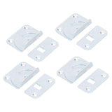4PCS Bed Rail Bracket Heavy Duty Stainless Steel Bed Rail Fittings for Bed Frame Footrest In Australia - Darrahopens