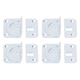 4PCS Bed Rail Bracket Heavy Duty Stainless Steel Bed Rail Fittings for Bed Frame Footrest In Australia - Darrahopens
