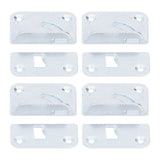 4PCS Bed Rail Bracket Heavy Duty Stainless Steel Bed Rail Fittings for Bed Frame Footrest In Australia - Darrahopens