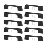 10 Pcs Drawer Pulls Strong Bearing Capacity Modern Simple Unique Cabinet Handles with Screw for Wardrobe Door Window In Australia - Darrahopens