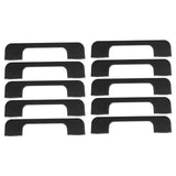 10 Pcs Drawer Pulls Strong Bearing Capacity Modern Simple Unique Cabinet Handles with Screw for Wardrobe Door Window