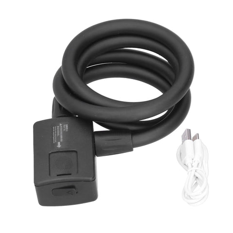 3.7V Electric Bike Lock Bluetooth Fingerprint Bike Lock with Waterproof and Dustproof Anti Theft for Cycling