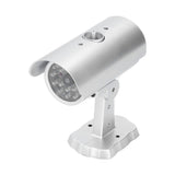 Simulation Camera Dummy Security Camera Monitor Fake Surveillance System with Flashing LED Light