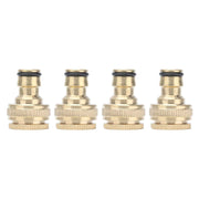 4PCS Faucet Joint 1/2in 3/4in Internal Thread Water Pipe Connector Brass Hose Adapter In Australia - Darrahopens