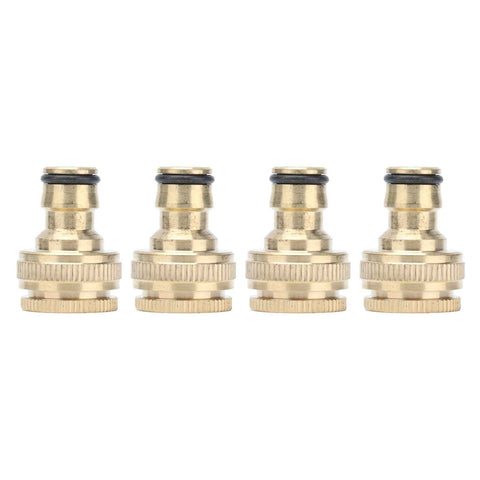 4PCS Faucet Joint 1/2in 3/4in Internal Thread Water Pipe Connector Brass Hose Adapter In Australia - Darrahopens