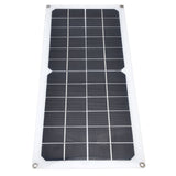 10W Photovoltaic Solar Panel Charging Board with Dual USB Ports for RVs Boat Planes Satellites Spaceport