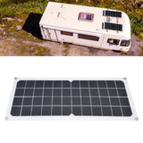 10W Photovoltaic Solar Panel Charging Board with Dual USB Ports for RVs Boat Planes Satellites Spaceport