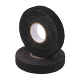 6pcs Cloth Tape Black Noise Damping Heat Proof Shock Absorbing Wear Proof Flame Retardant 19mmx25m Wire Harness Wrapping Tape for Car Engine
