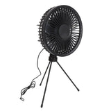Solar Camping Fan with Tripod IP67 Waterproof Adjustable Portable Camping Fan with 10W Solar Panel for Outdoor Camping