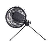 Solar Camping Fan with Tripod IP67 Waterproof Adjustable Portable Camping Fan with 10W Solar Panel for Outdoor Camping