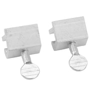10pcs Sliding Window Security Lock Security Door Stopper Safety Lock Drill Free Install Anti Theft Limit Round Handle Silver