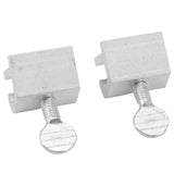 10pcs Sliding Window Security Lock Security Door Stopper Safety Lock Drill Free Install Anti Theft Limit Round Handle Silver
