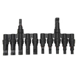 Solar T Branch Connector 1 to 5 PPO IP67 Waterproof Female Male Safety Protection Solar Panel Power Accessory In Australia - Darrahopens
