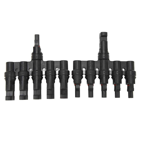Solar T Branch Connector 1 to 5 PPO IP67 Waterproof Female Male Safety Protection Solar Panel Power Accessory In Australia - Darrahopens