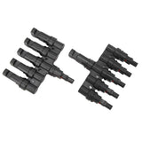 Solar T Branch Connector 1 to 5 PPO IP67 Waterproof Female Male Safety Protection Solar Panel Power Accessory In Australia - Darrahopens