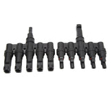 Solar T Branch Connector 1 to 5 PPO IP67 Waterproof Female Male Safety Protection Solar Panel Power Accessory