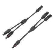 1 Pair Solar Panel Y Branch Parallel Cable 2 to 1 Solar Connectors Y Branch Parallel Adapter Cable Wire Plug Tool Kit MFF FMM 30CM 0.98FT In Australia - Darrahopens