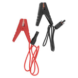 2PCS Solar Power Battery Clip 12AWG Quick Disconnect Extension Cable Battery Charger Clamp Connector for Solar Panel Automotive Motorcycle