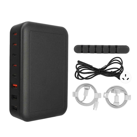 Multi Port USB Charger 235W 8 Ports PD65W Tabletop Fast USB C Charging Station for Macbook 100‑240V In Australia - Darrahopens