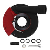 5 In Power Grinding Dust Shroud Iron PA66 Red Black Wearproof Surface Grinding Shroud for 125 150 Angle Grinders In Australia - Darrahopens