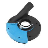 Angle Grinder Grinding Dust Shroud Blue Black 5inch Multifunctional Angle Grinder Dust Collector For Grinding Stone Flooring Concrete