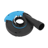 Angle Grinder Grinding Dust Shroud Blue Black 5inch Multifunctional Angle Grinder Dust Collector For Grinding Stone Flooring Concrete