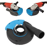 Angle Grinder Grinding Dust Shroud Blue Black 5inch Multifunctional Angle Grinder Dust Collector For Grinding Stone Flooring Concrete