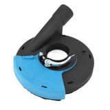 Angle Grinder Grinding Dust Shroud Blue Black 5inch Multifunctional Angle Grinder Dust Collector For Grinding Stone Flooring Concrete