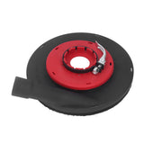 9 Inch Angle Grinder Dust Shroud Surface Grinding Dust Shroud for Angle Grinder Red Black 230mm Grinding Wheel