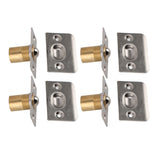 4pcs Door Ball Catch Solid Brass Adjustable Spring Closet Ball Latch for Cabinet Pantry