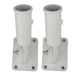 2Pcs Adjustable Flag Pole Holder Aluminium Alloy Metal Wall Mount 180 Degree Multi Position Bracket for Outside House In Australia - Darrahopens