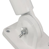 2Pcs Adjustable Flag Pole Holder Aluminium Alloy Metal Wall Mount 180 Degree Multi Position Bracket for Outside House