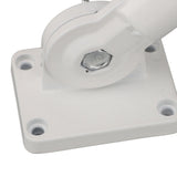 2Pcs Adjustable Flag Pole Holder Aluminium Alloy Metal Wall Mount 180 Degree Multi Position Bracket for Outside House