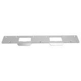 Door Strike Plate Double Holes Steel Reinforced Strong Easy Install Security Stike for 5‑1/2in to 6in Hole Center Distance White