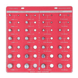 Nut and Bolt Thread Checker 7.9x7.9in Identifier Gauge Aluminium Alloy Easy Operation Accurate Ruler Gauge for Garage In Australia - Darrahopens