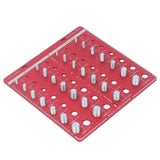 Nut and Bolt Thread Checker 7.9x7.9in Identifier Gauge Aluminium Alloy Easy Operation Accurate Ruler Gauge for Garage In Australia - Darrahopens