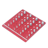 Nut and Bolt Thread Checker 7.9x7.9in Identifier Gauge Aluminium Alloy Easy Operation Accurate Ruler Gauge for Garage In Australia - Darrahopens