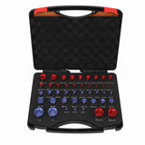 44pcs Nut and Bolt Thread Checker Red Blue Nut and Bolt Size Gauge Inch Metric Nut and Bolt Identifier Gauge Set In Australia - Darrahopens