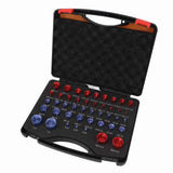 44pcs Nut and Bolt Thread Checker Red Blue Nut and Bolt Size Gauge Inch Metric Nut and Bolt Identifier Gauge Set In Australia - Darrahopens