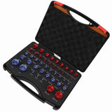 44pcs Nut and Bolt Thread Checker Red Blue Nut and Bolt Size Gauge Inch Metric Nut and Bolt Identifier Gauge Set In Australia - Darrahopens
