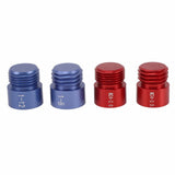 44pcs Nut and Bolt Thread Checker Red Blue Nut and Bolt Size Gauge Inch Metric Nut and Bolt Identifier Gauge Set