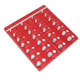 28 Hole Bolt Nut Identifier Gauge Metric Aluminum Alloy Nut Bolt Thread Checker for DIY Buffs In Australia - Darrahopens