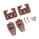 10 Pack Drawer Track Guide and Glides Dresser Center Mount Plastic Drawer Slides Replacement Parts with Screws for Furniture Drawer System In Australia - Darrahopens