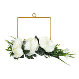 Artificial Metal Wreaths Wedding Wreaths Fake Flowers Decoration for Wedding Ceremony Anniversary Party In Australia - Darrahopens