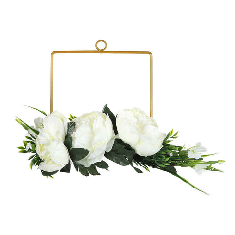 Artificial Metal Wreaths Wedding Wreaths Fake Flowers Decoration for Wedding Ceremony Anniversary Party In Australia - Darrahopens
